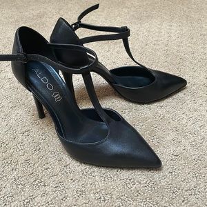 Beautiful black sexy heels and you can dress up or down.